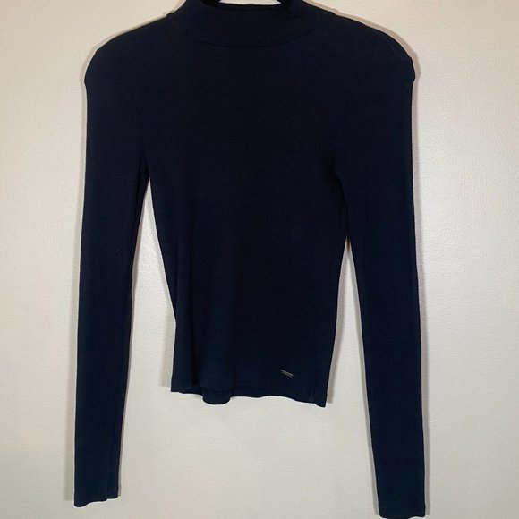 Hollister Tops - Hollister Must Have Collection Black Mock Turtleneck